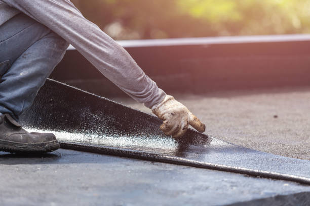Professional Basement Waterproofing technician working in Murray City, OH
